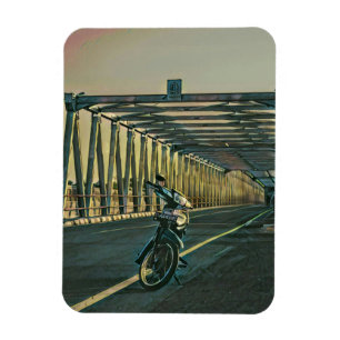Motorcycle lover gift magnet