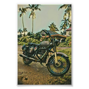 Motorcycle lover gift photo print