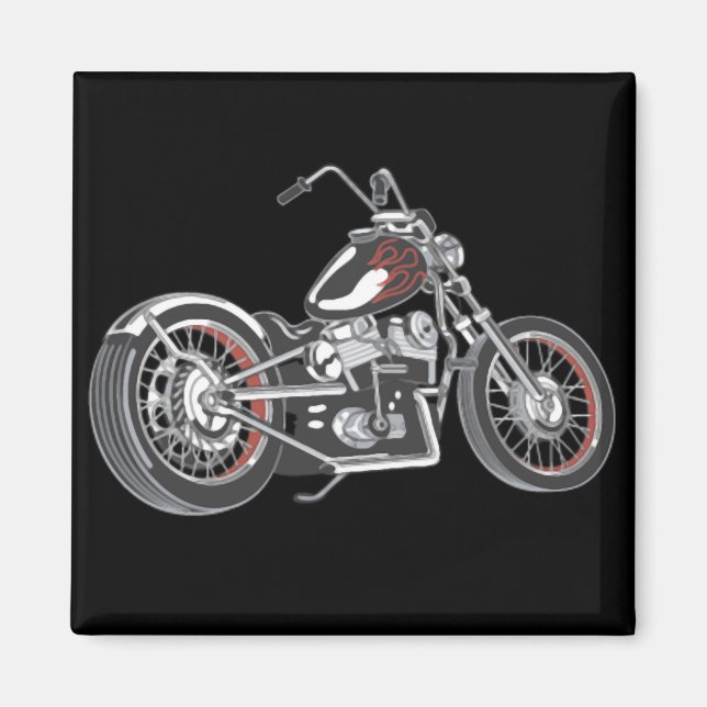 Motorcycle. Magnet (Front)