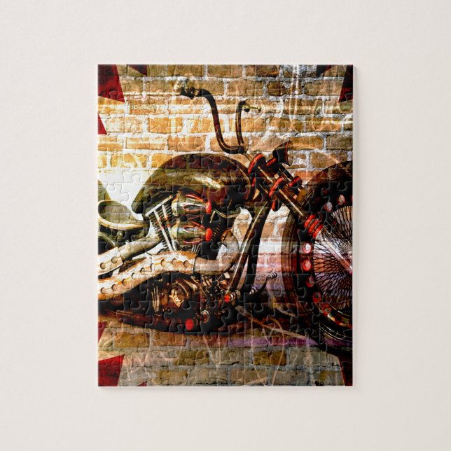 Motorcycle Mania Jigsaw Puzzle (Vertical)