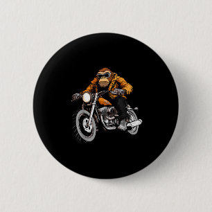 Motorcycle Monkeys 6 Cm Round Badge