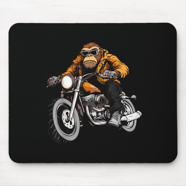 Motorcycle Monkeys  Mouse Pad (Front)