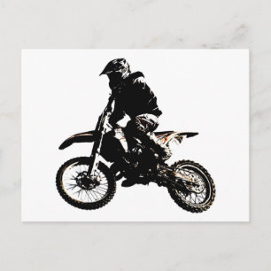 Motorcycle Motocross Postcard