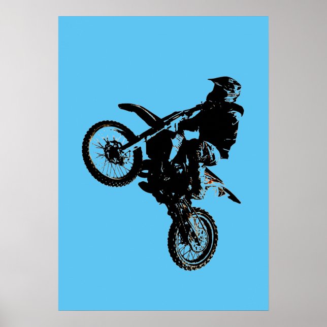 Motorcycle Motocross Poster (Front)