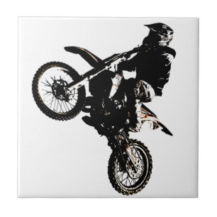 Motorcycle Motocross Tile