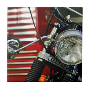 Motorcycle Motorbike Biker Ride Rider Ceramic Tile