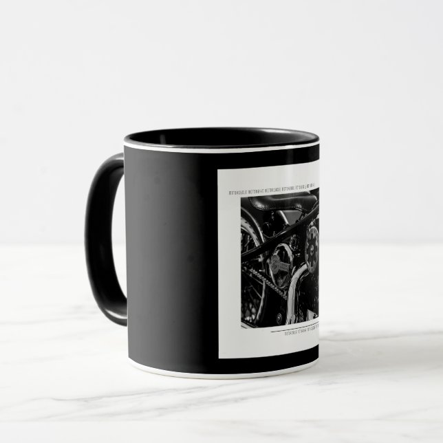 Motorcycle Motorbike Biker Ride Rider Mug (Front Left)