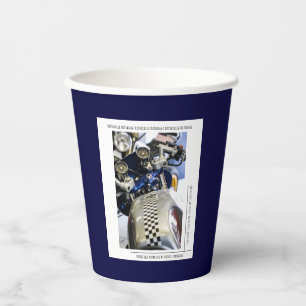Motorcycle Motorbike Biker Ride Rider Paper Cups
