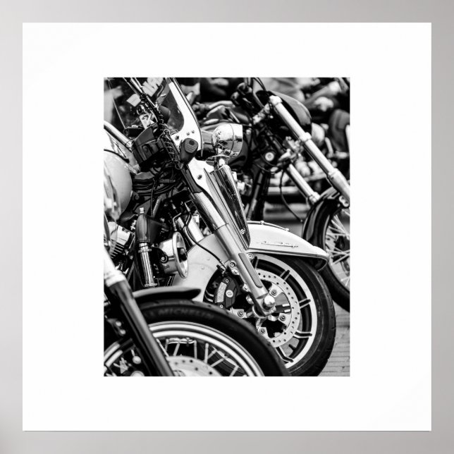Motorcycle Motorbike Biker Ride Rider Poster (Front)