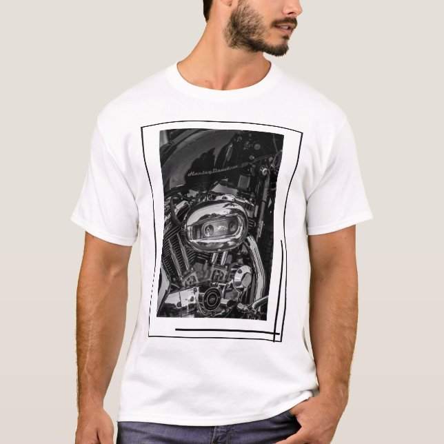 Motorcycle Motorbike Biker Ride Rider T-Shirt (Front)