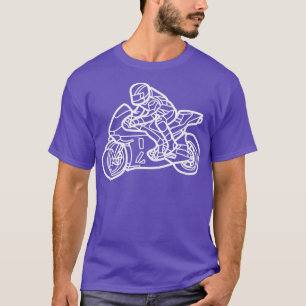Motorcycle Motorbike Biker Stuntman Sport Bike Rac T-Shirt