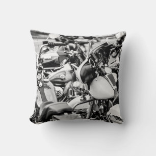 Motorcycle Motorbike Bikers Ride Riders Details Cushion