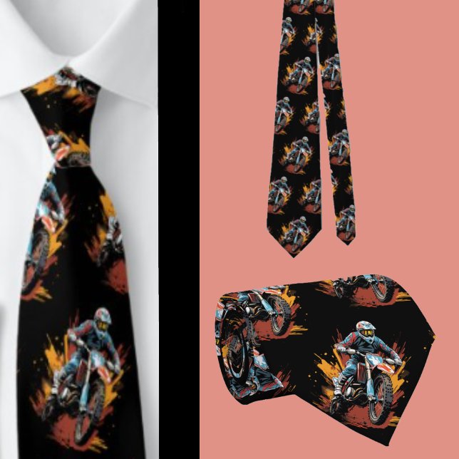 Motorcycle Motorbike Motorcross Sport Tie (Creator Uploaded)
