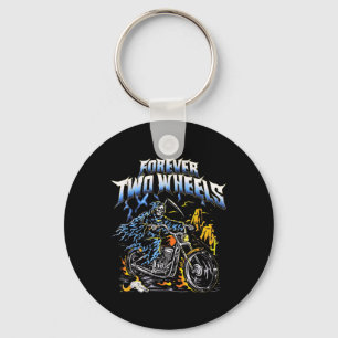 Motorcycle Motorbike Motorcyclist Biker Chopper Tw Key Ring