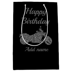 Motorcycle/motorbike personalised gift bag