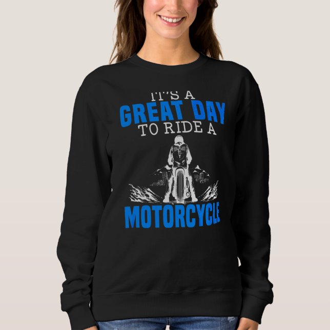 Motorcycle Motorcycling Motorsport Vehicle Rider R Sweatshirt (Front)