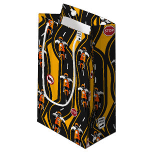 Motorcycle Motorcyclist Rider Road Motocross Small Gift Bag