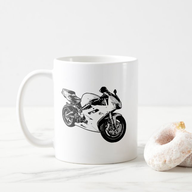 Motorcycle Mug (With Donut)