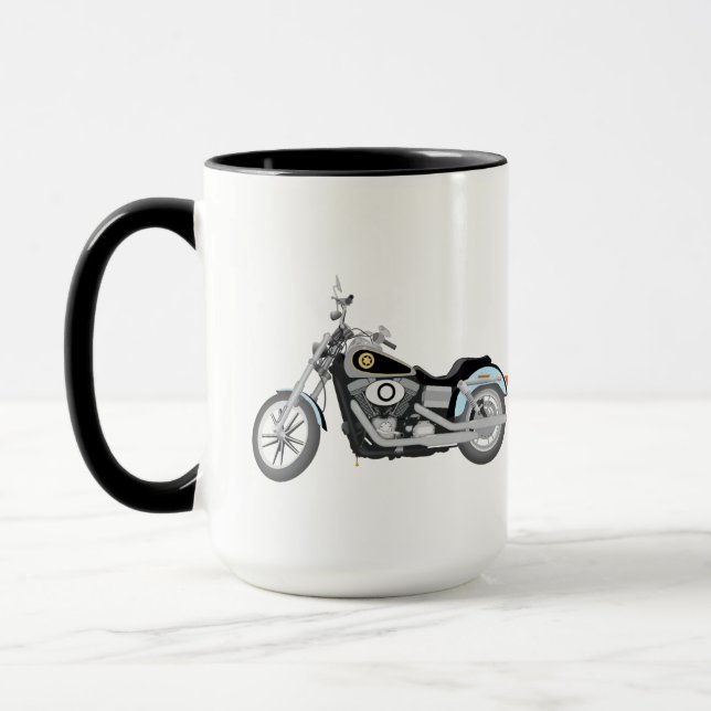 Motorcycle Mug for Every Biker 15oz (Left)
