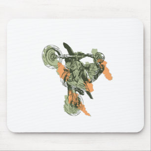 Motorcycle - Off Road Biker Mouse Pad
