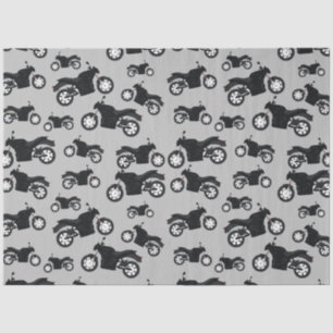 Motorcycle Pattern Tissue Paper