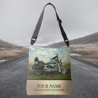 Motorcycle photo motorbike bike biker tote bag 