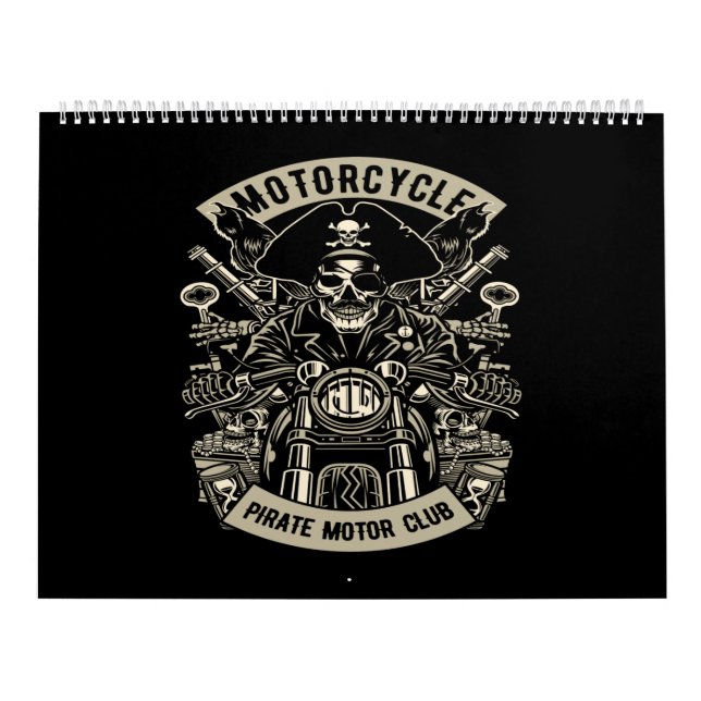 motorcycle pirate motor club calendar (Cover)