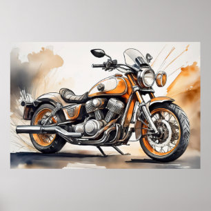 Motorcycle Poster