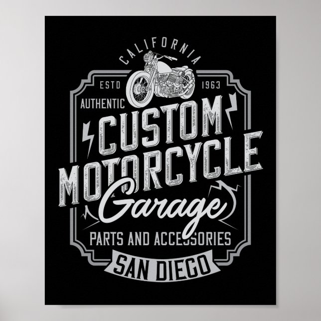 Motorcycle Poster (Front)