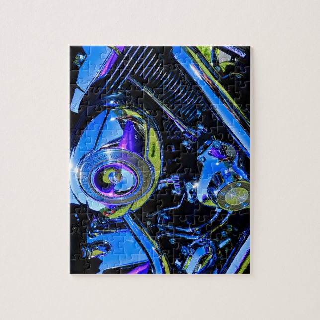 Motorcycle Puzzle (Vertical)