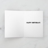 Motorcycle Quote Journey Birthday Card (Inside)