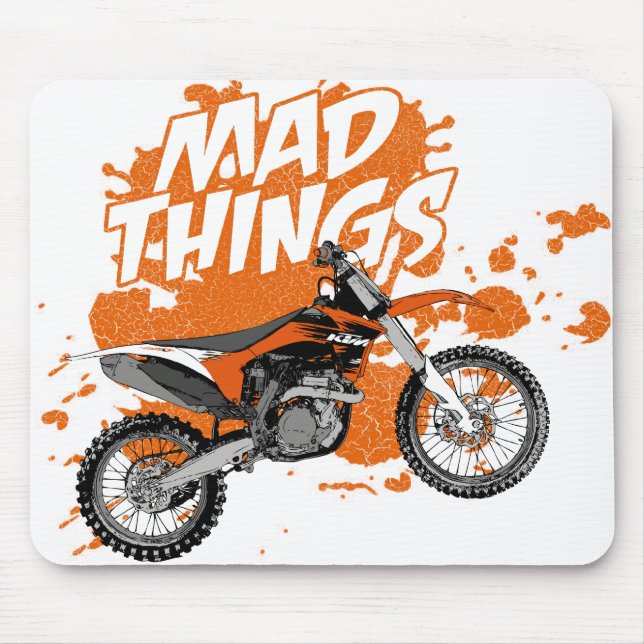 Motorcycle race mouse pad (Front)