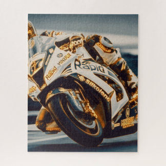 Motorcycle Racer Jigsaw Puzzle