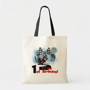 Motorcycle Racing 1st Birthday Tshirts and Gifts Tote Bag
