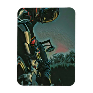 motorcycle racing lover gift magnet