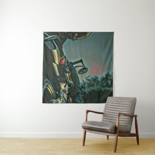 motorcycle racing lover gift tapestry