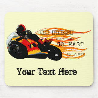 Motorcycle Racing Mouse Pad