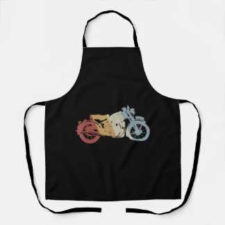 Motorcycle Retro Style Vintage Apron