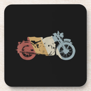 Motorcycle Retro Style Vintage Coaster