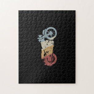 Motorcycle Retro Style Vintage Jigsaw Puzzle