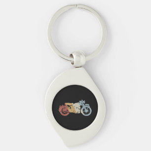 Motorcycle Retro Style Vintage Key Ring