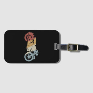 Motorcycle Retro Style Vintage Luggage Tag