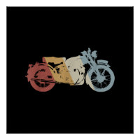Motorcycle Retro Style Vintage