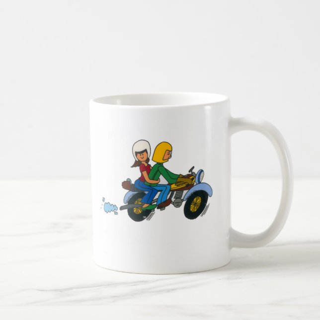 Motorcycle Ride Coffee Mug (Right)