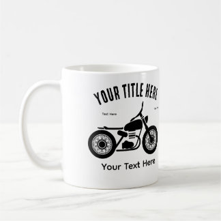 Motorcycle Ride Speed and Freedom Design Coffee Mug