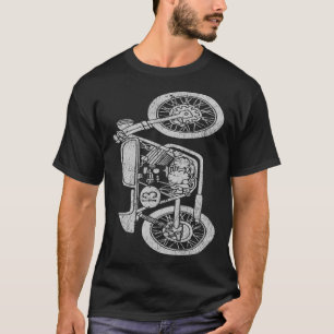 Motorcycle Rider Cafe Racer Classic Bike T-Shirt