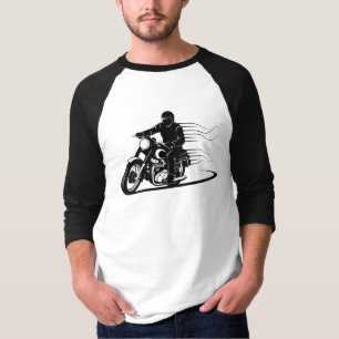 Motorcycle Rider Silhouette – Speed, Freedom & Sty T-Shirt