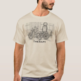 Motorcycle: Riding is Therapy T-Shirt