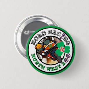 Motorcycle Road Racing - North West 200 6 Cm Round Badge