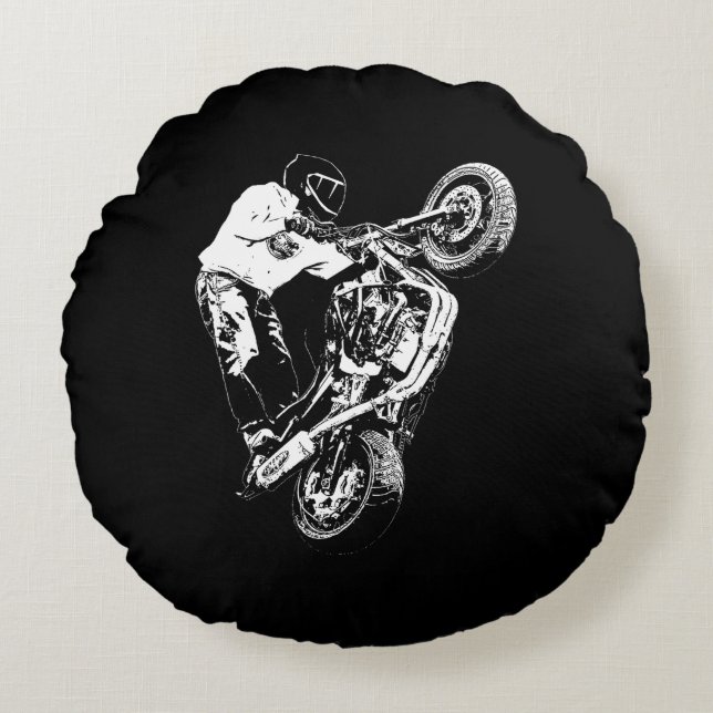Motorcycle       round cushion (Front)